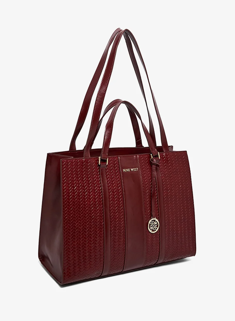 NINE WEST  Top Handle Logo Detail Tote for Women | Best Price UAE